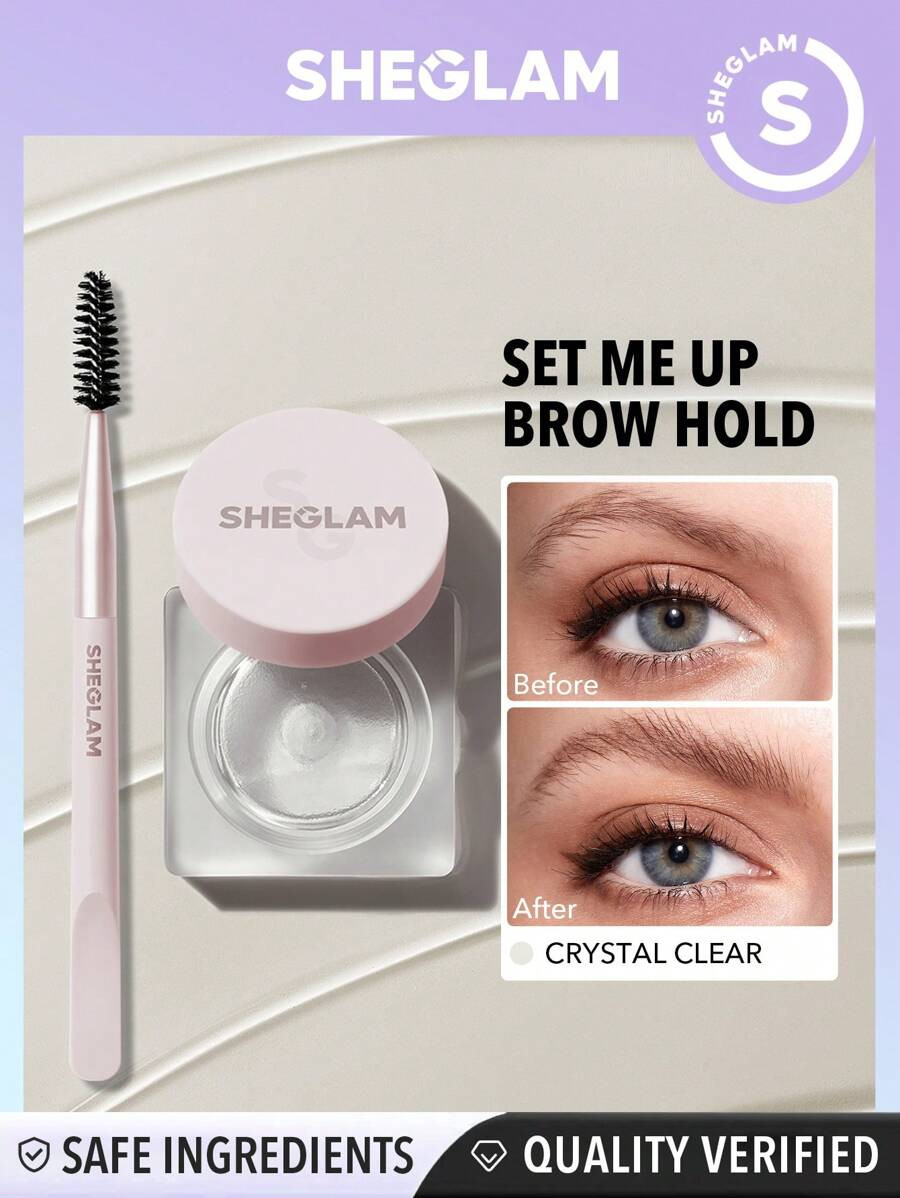 SHEGLAM Set Me Up Brow Hold-Crystal Clear  Waterproof Eyebrow Gel No Smudge Long Lasting Shaping... | SHEIN