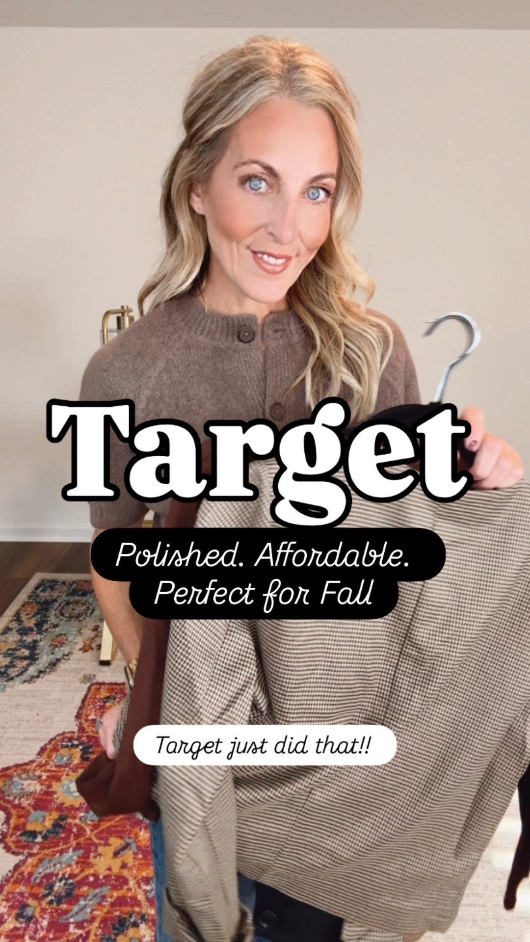Polished. Affordable. Perfect for Fall. I found the ultimate look-for-less lady jacket—it’s only $40 at Target! 🤎 This chic layer instantly elevates your outfit and pairs perfectly with tailored crop pants, denim, or skirts for a timeless yet modern look. Comment TARGET to get these and more sent to your inbox! 

I styled mine with high-rise cropped pants (wearing size 2) that have just the right stretch to keep you comfortable all day while still looking pulled together. Underneath, my go-to $20 Henley (size small) is the cozy layering piece I own in every color—seriously, it’s the soft hug you’ll reach for again and again.

Whether you’re headed to work, dinner, or game day, these Target fall essentials will keep you stylish without breaking the bank. 🍂

Follow my shop @LightandLessons on the @shop.LTK app to shop this post and get my exclusive app-only content!

#emptynester #momlife #teachermom #teachersofinstagram #targetteacher  #coffee #teacherappreciation #lovewell #serveothers #target #love #ootdfashion #coffee #mystyle #casualstyle #target#targetstyle   #ltkstyletip #instastyle #joyful #cozy #ootdstyle #l#teachersofinstagram #kohls #loveteaching #teacherlife #momstyle 
