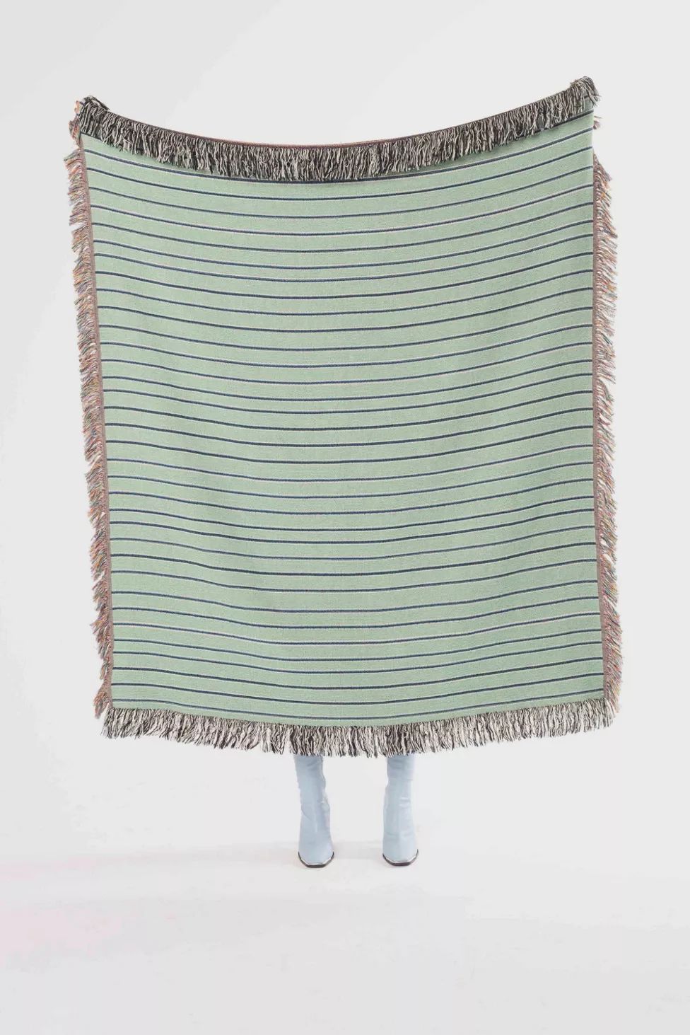 Clr Shop Stripey Woven Throw Blanket | Urban Outfitters (US and RoW)