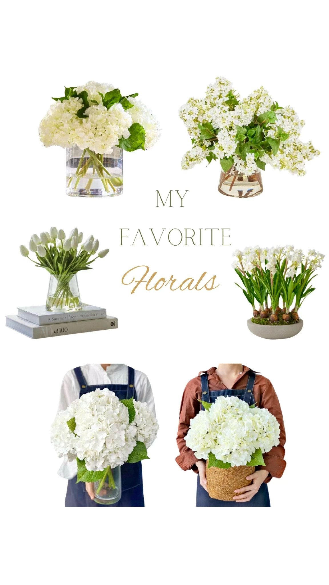 My favorite florals, vessels and stems! 🤍
With real touch hydrangeas I usually go with the more is more concept - 18-21 stems in a large vase. The leaves come separately with the flowers so I usually just attach a few and I prefer the lighter green leaves over the darker leaves. 
I use a heavy duty wire cutter to cut the stems shorter to fit my vases or jars.

#LTKHome #LTKFindsUnder100 #LTKSaleAlert
