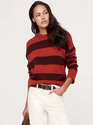 Midweight Cashmere Crew-Neck Sweater | Banana Republic (US)