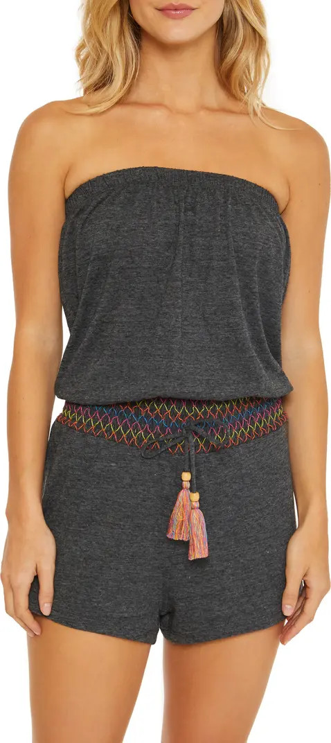 Sunset Embroidered Cover-Up Romper | Nordstrom