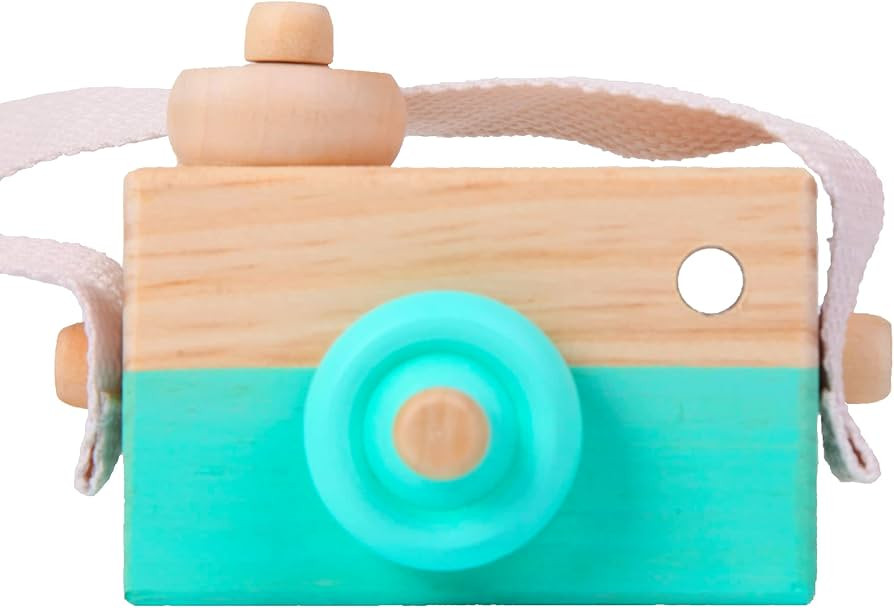 Montessori Mama Wooden Toy Camera – Premium Quality Aesthetic Baby Toys Pretend Play Prop for K... | Amazon (US)