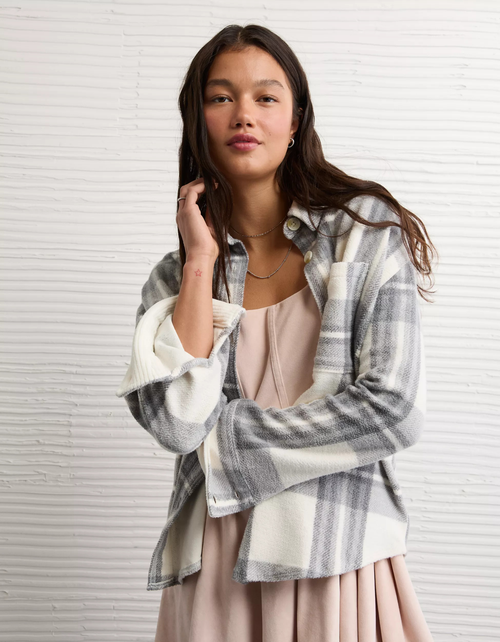 AE Fleece Shacket | American Eagle Outfitters (US & CA)