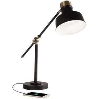 OttLite Balance 18 in. Black LED Desk Lamp CS01KA9-SHPR - The Home Depot | The Home Depot