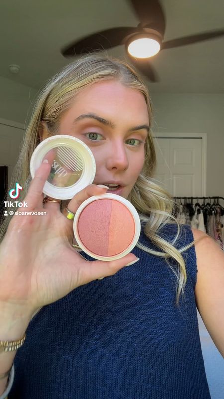 Dibs beauty baked blush topper in shade spice girl. Swipe on sunset skin in seconds with this all-in-one blush, topper, and highlighter. Packed with hydrating jojoba and macadamia oils, this blurring talc-free baked formula amplifies glow while blurring texture, all in the flick of a wrist. Made to play, each duet dome has two shades that can be worn individually or blended for a custom rolling glow

#LTKFindsUnder50 #LTKVideo #LTKBeauty