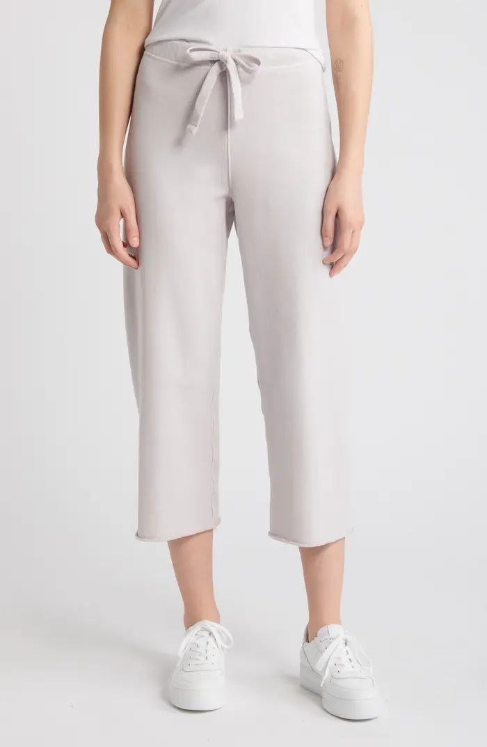 Frank & Eileen Catherine Crop Wide Leg Sweatpants | Nordstrom | Nordstrom