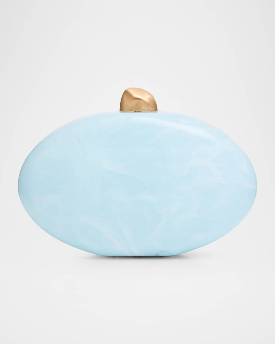 Eviana Marbled Acrylic Clutch Bag | Neiman Marcus