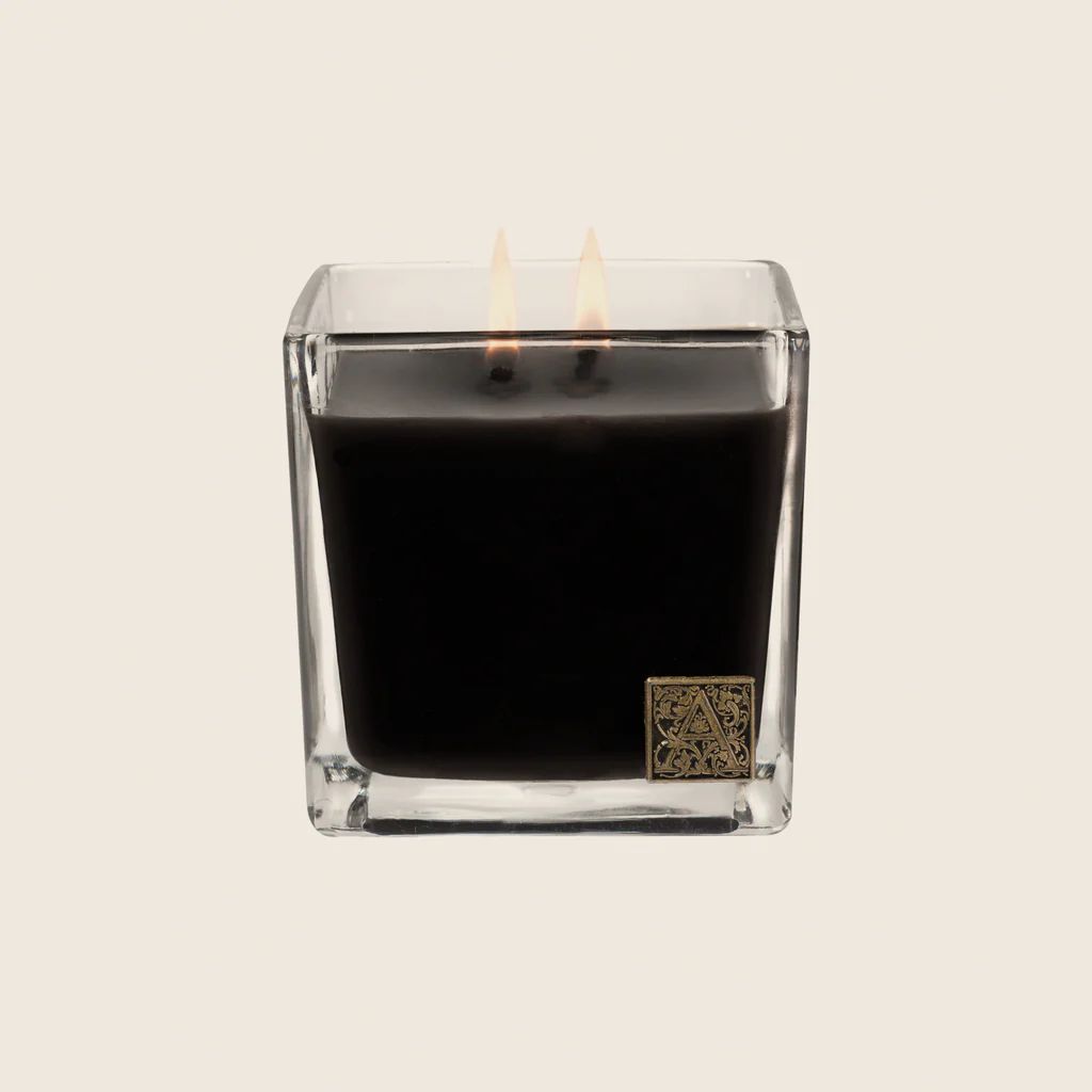 The Smell of Espresso - Cube Glass Candle | Aromatique