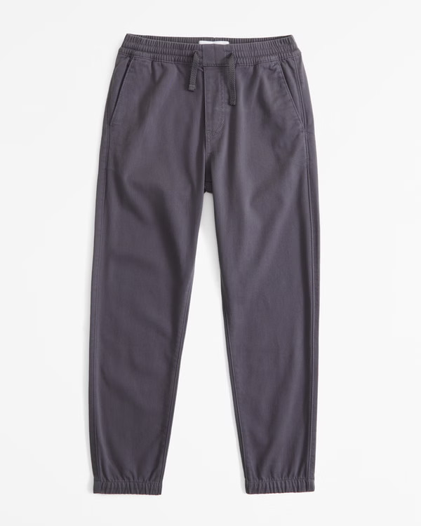 boys twill joggers | boys new arrivals | Abercrombie.com | Abercrombie & Fitch (US)