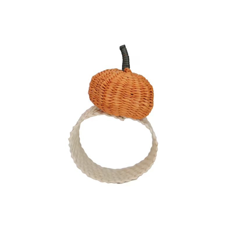 Pumpkin Napkin Ring/ Thanksgiving Table Decor - Etsy | Etsy (US)