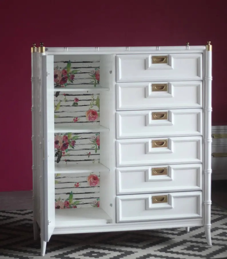 Read the full title
    Stanley Tallboy Armoire - Custom Lacquer FREE SHIPPING | Etsy (US)
