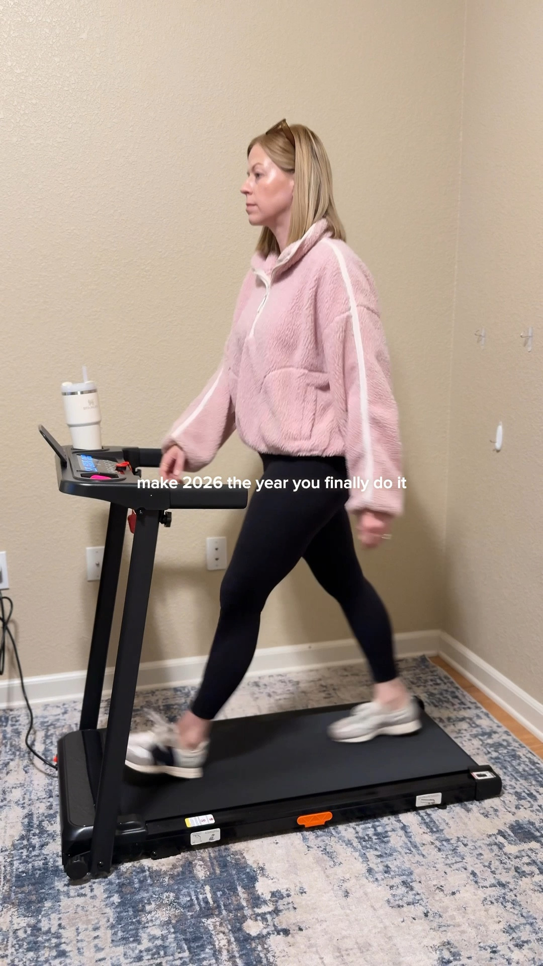 Your New Year's resolution just got a lot easier with this walking pad 

#LTKmomlife #LTKfitnessgoals #LTKActive