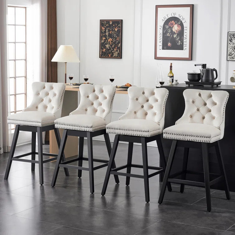 Swivel Stool Set of 4 | Wayfair North America