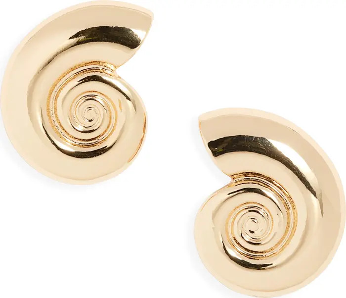Open Edit Shell Stud Earrings | Nordstromrack | Nordstrom Rack