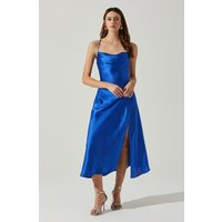 ASTR the Label | Gaia Midi Dress in Cobalt | Size S | ASTR The Label (US)