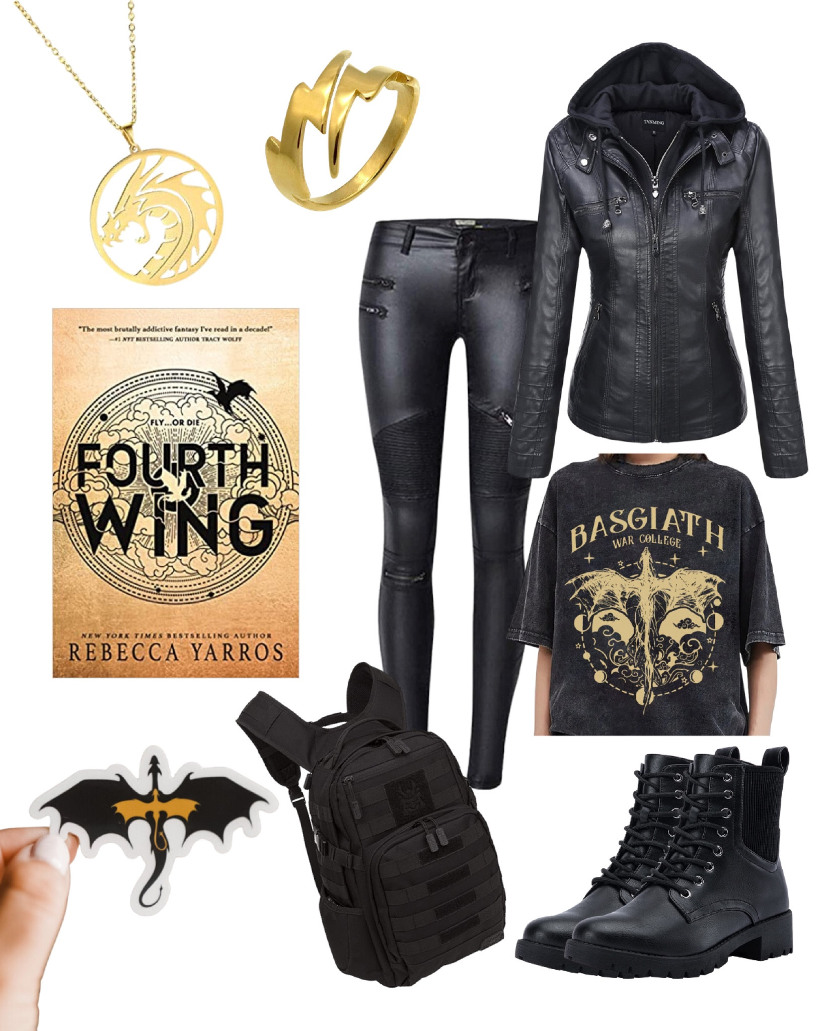 Obsessed with this book. Obsessed with this look. 🖤🐉 

#LTKunder100 #LTKshoecrush #LTKSeasonal