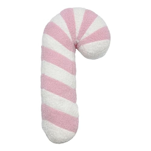 Candy Cane Pillow Red Pink Candy Cane Plush Soft Stuffed Candy Pillows Candy Cane Shaped Pillow for Home Decor Sofa Christmas Decorations | Amazon (US)