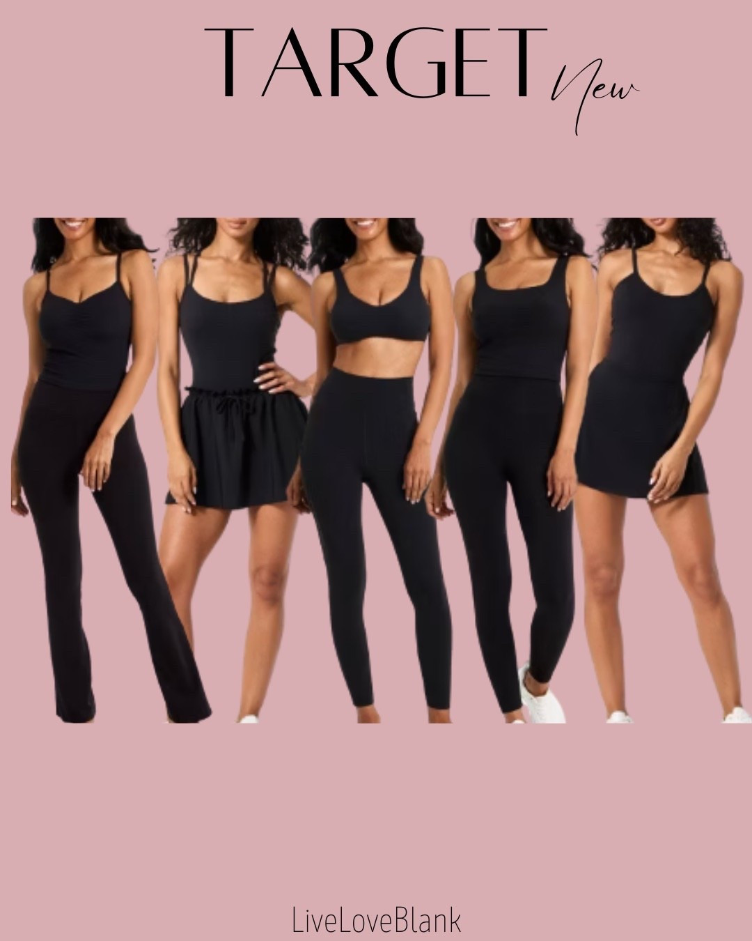 Target Athleisure 
Tennis dresses and leggings 
Sports bras and semi flare pants


#LTKSeasonal #LTKOver40 #LTKActive