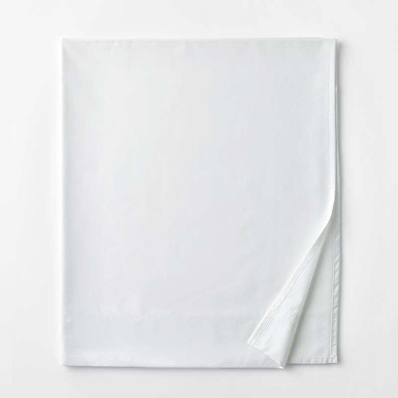 Legends® Luxury Supima® Organic Cotton Sateen Flat Sheet | The Company Store