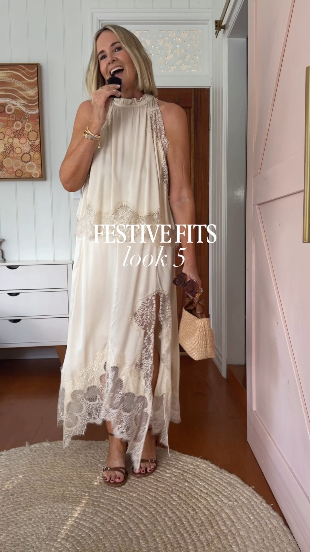 Use my code stylingyou to save $20 at checkout at Vestirsi 

The set is from Third Form - not linked here but a quick search online will find the Visions lace top and skirt in buttercream. Rose and sage colours also available. I’m in 12.

Shoes: FRANKIE4 Jolie 

#LTKpartywear #LTKover50style #LTKaustralia
