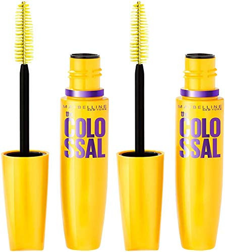 Maybelline Volum' Express Colossal Washable Mascara Makeup, Volumizing, Classic Black, 2 Count | Amazon (US)