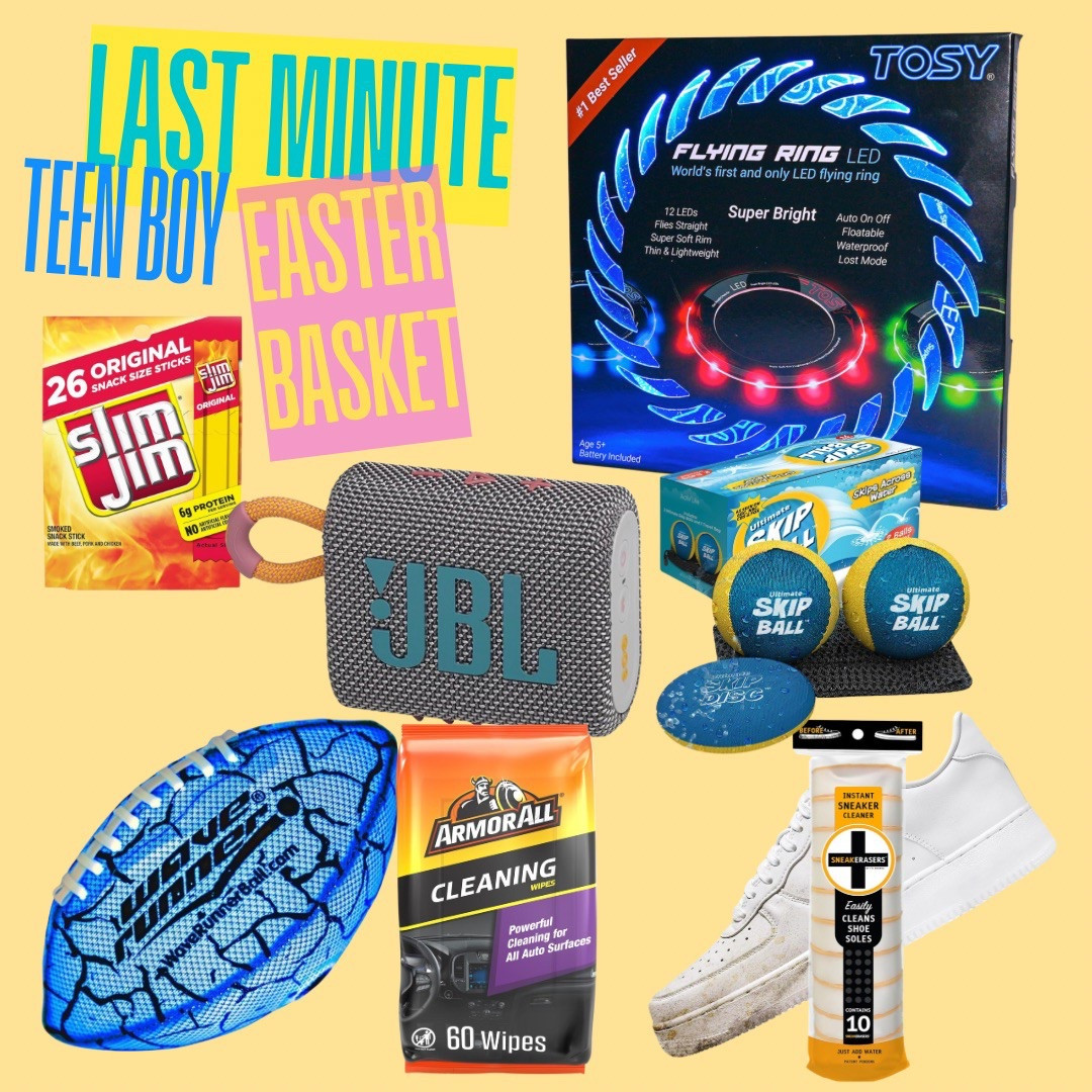 Last-Minute Easter Basket for Teen Boys – Fun, Active & Practical Gifts!

Looking for the perfect last-minute Easter basket idea for your teen boy? This ultimate gift guide has everything to keep him entertained, active, and prepped for adventure. Whether he's into tech, sports, or just needs cool gear, this bundle has it all! 

#LTKFamily #LTKSeasonal #LTKKids