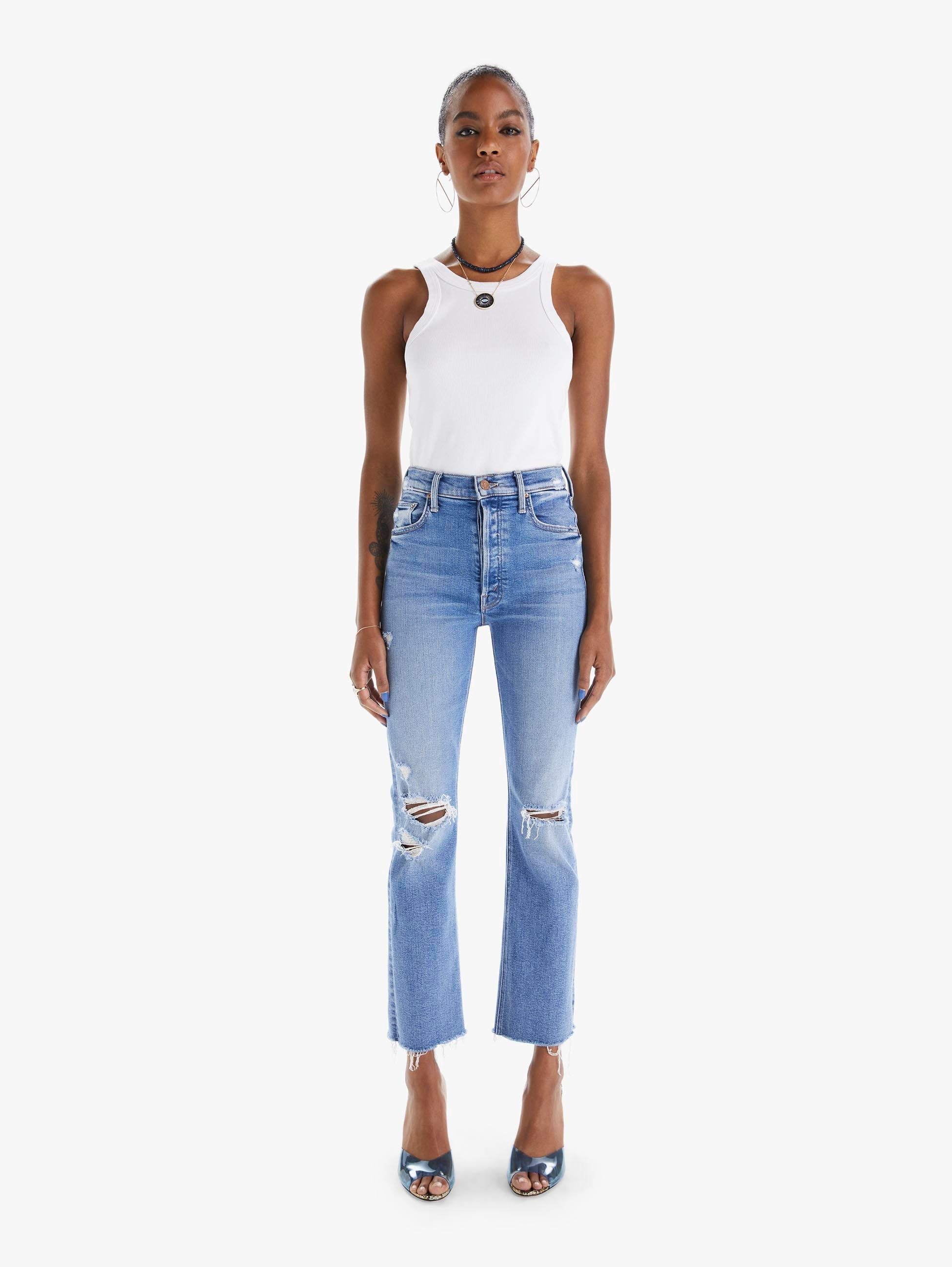 The Tripper Ankle Fray | Mother Denim