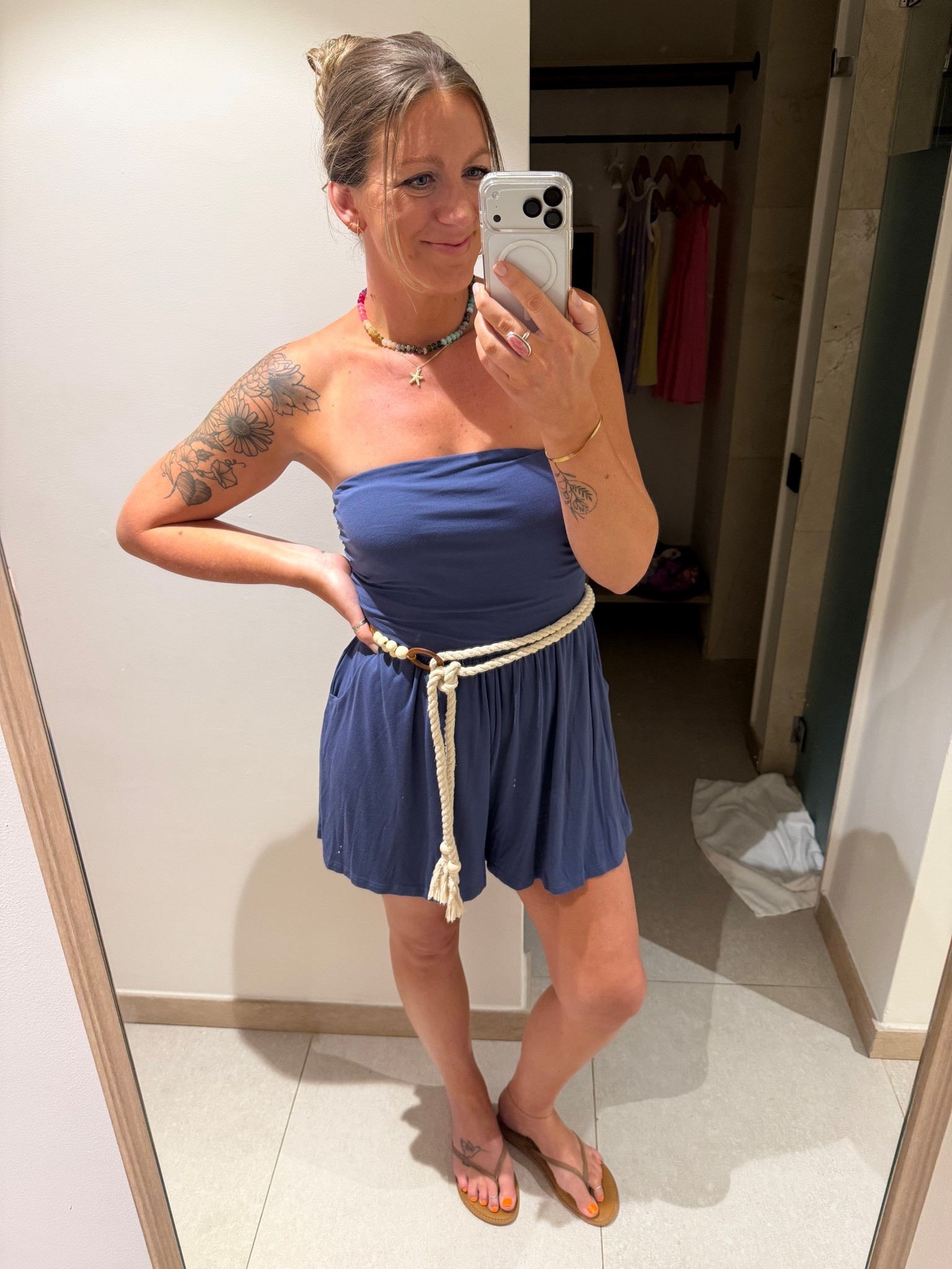 Got this romper last year and it’s the best throw on and go and tall girl friendly! Wearing a large, definitely getting another color

#LTKTall #LTKOver40