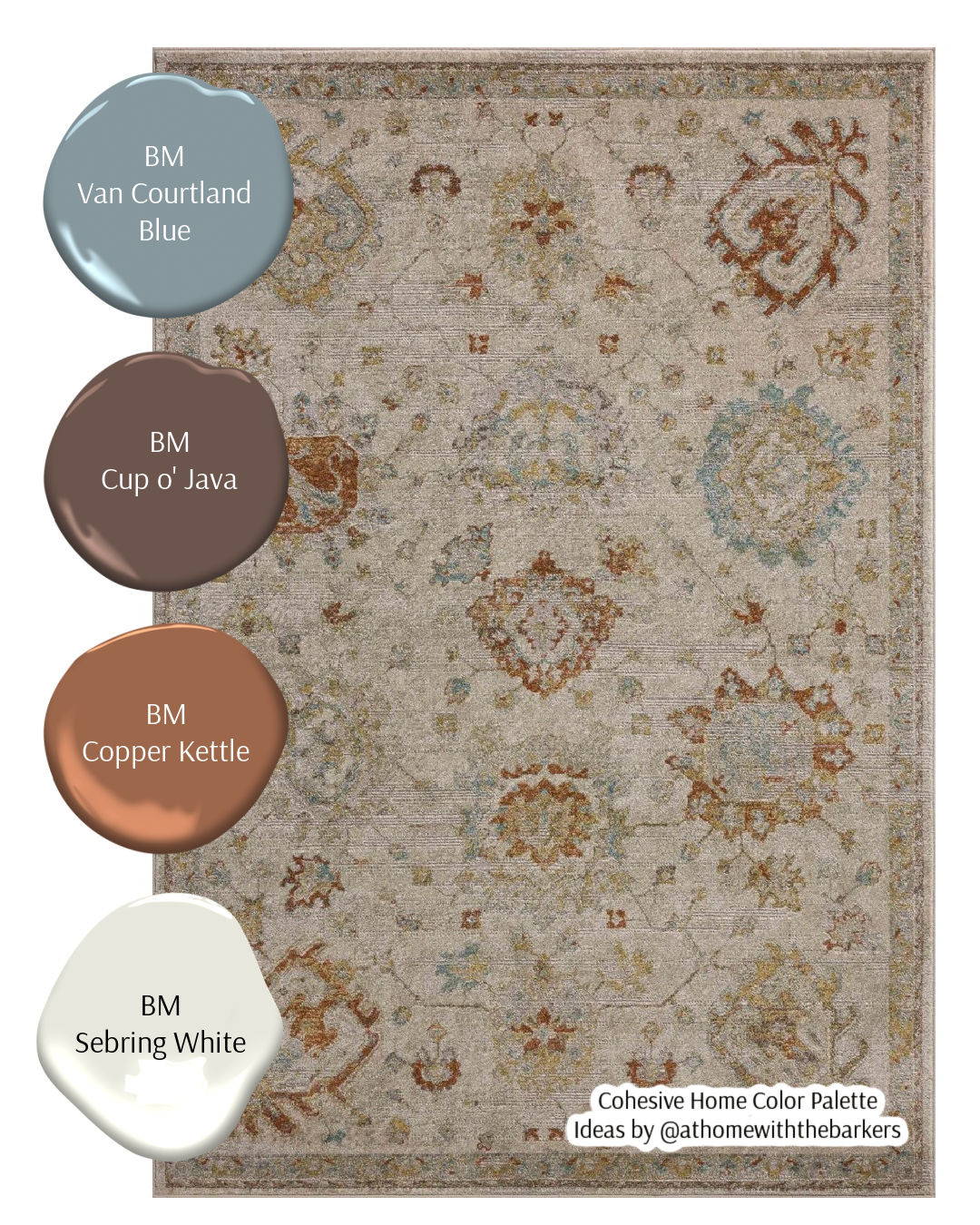 Wall paint colors and area rug, interior design, DIY home decorating, room makeover 

 #LTKHome #LTKSaleAlert