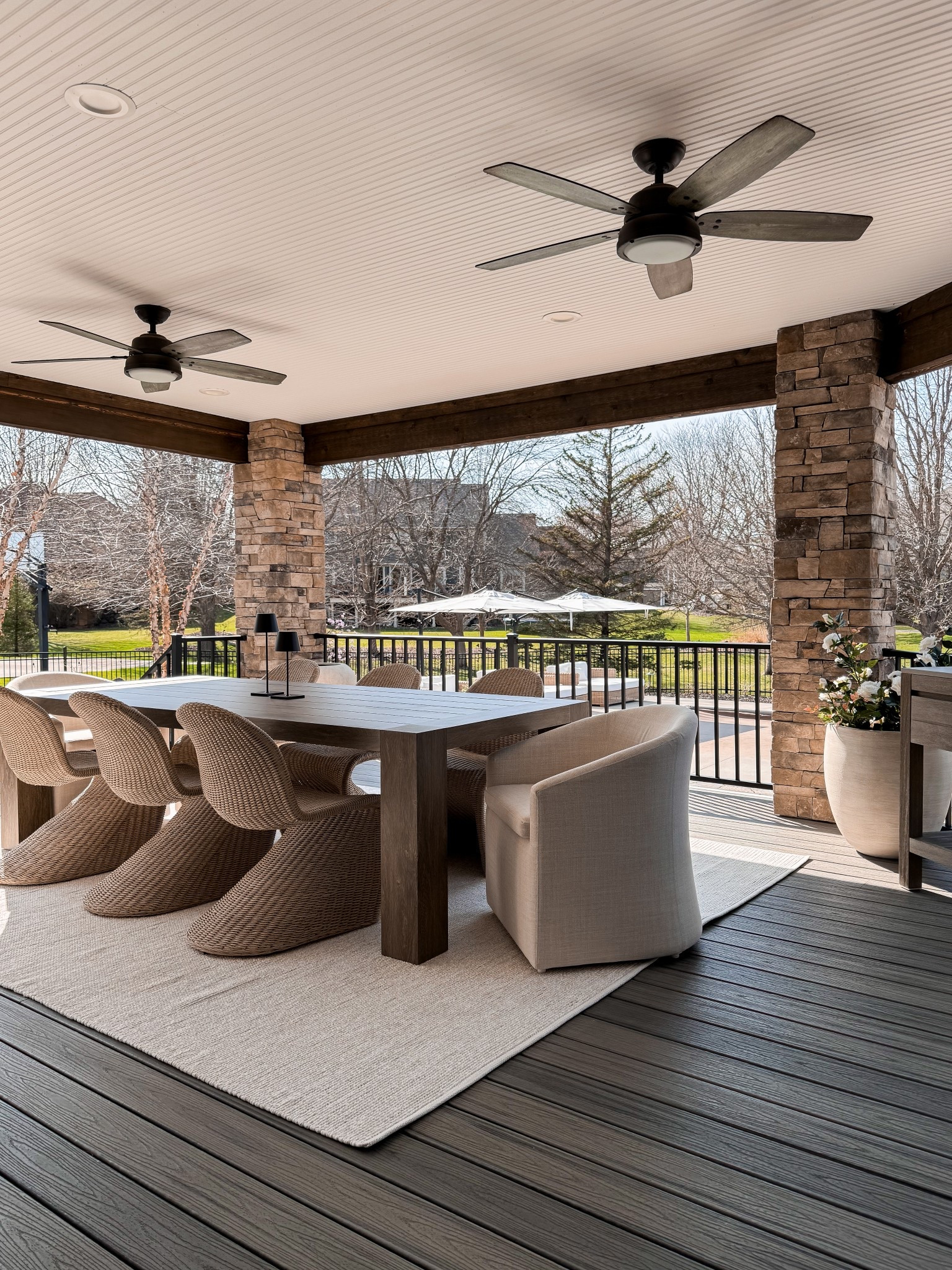 New outdoor dining set up has us feeling fancy around here 😍

#LTKStyleTip #LTKSeasonal #LTKHome