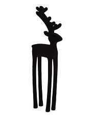 16in Resin Flocking Deer | Marshalls