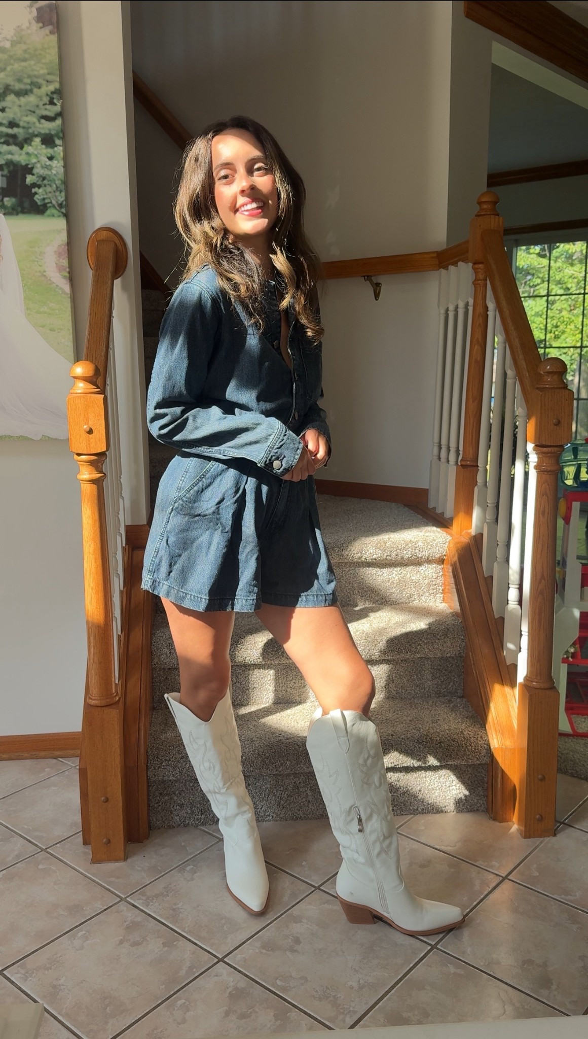 Channeling my inner country girl for Morgan Wallen 🎶 This cute denim romper and western boots combo is perfect for summer concerts! Linking everything on LTK so you can grab the full look! #MorganWallenConcertOutfit #CowgirlStyle #LTKFinds #CountryFashion

Target// romper //cowboy boots // country concert outfit 

#LTKStyleTip #LTKSeasonal #LTKShoeCrush