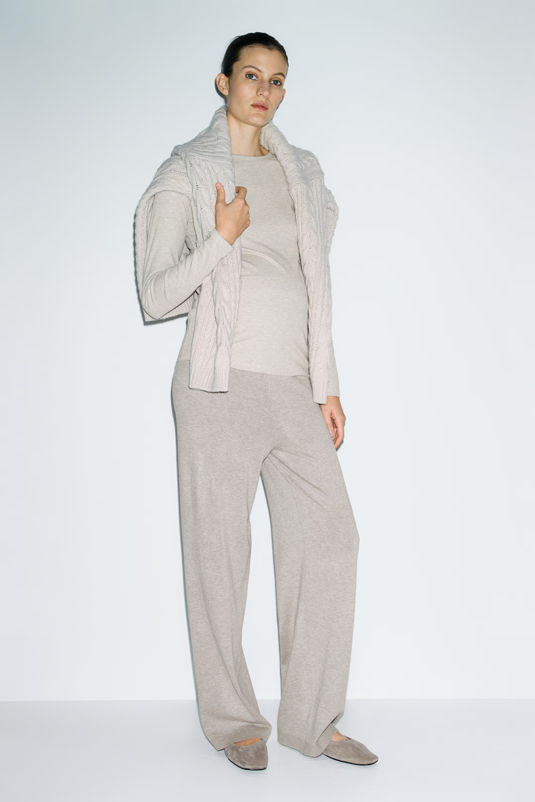 MAMA Ribbed Jersey Top | H&M (US + CA)