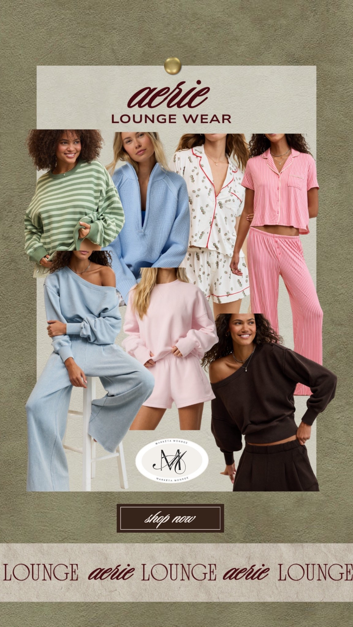 New at Aerie. Aerie lounge wear. Cute lounge wear. Airport outfit. Matching set 

#LTKActive #LTKootd