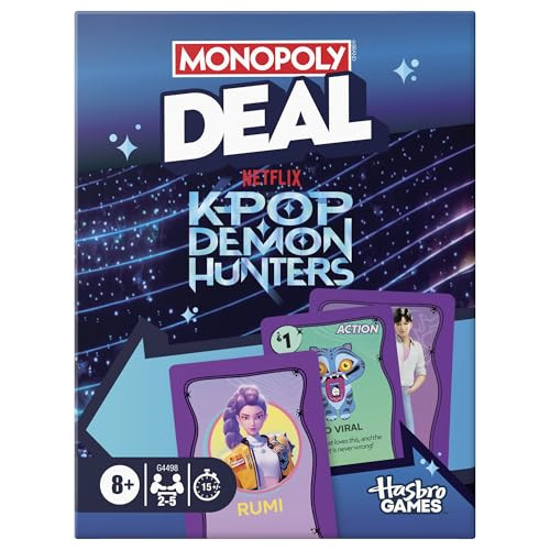 Monopoly Deal: Kpop Demon Hunters Card Game | Family Games for Kids, Tweens, Teens, and Adults | ... | Amazon (US)