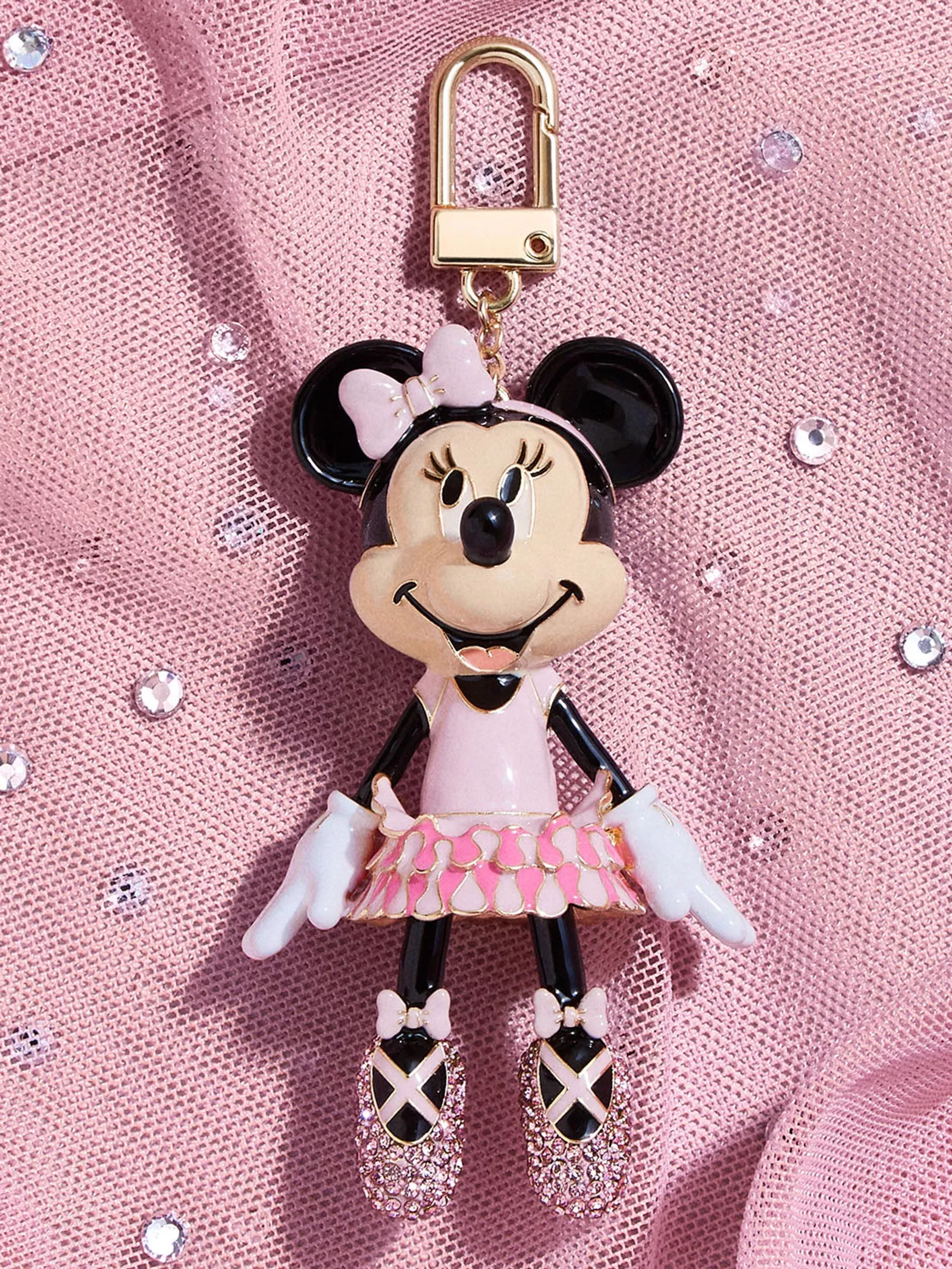 LoveShackFancy Minnie Mouse Keychain