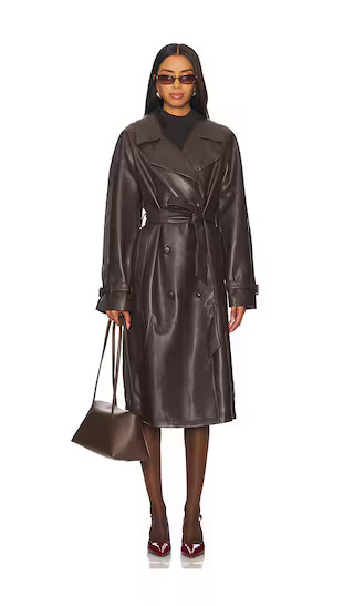 Uniform Trench in Bark003 | Revolve Clothing (Global)