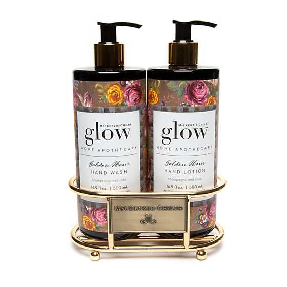 Golden Hour Soap & Lotion Caddy Set | MacKenzie-Childs