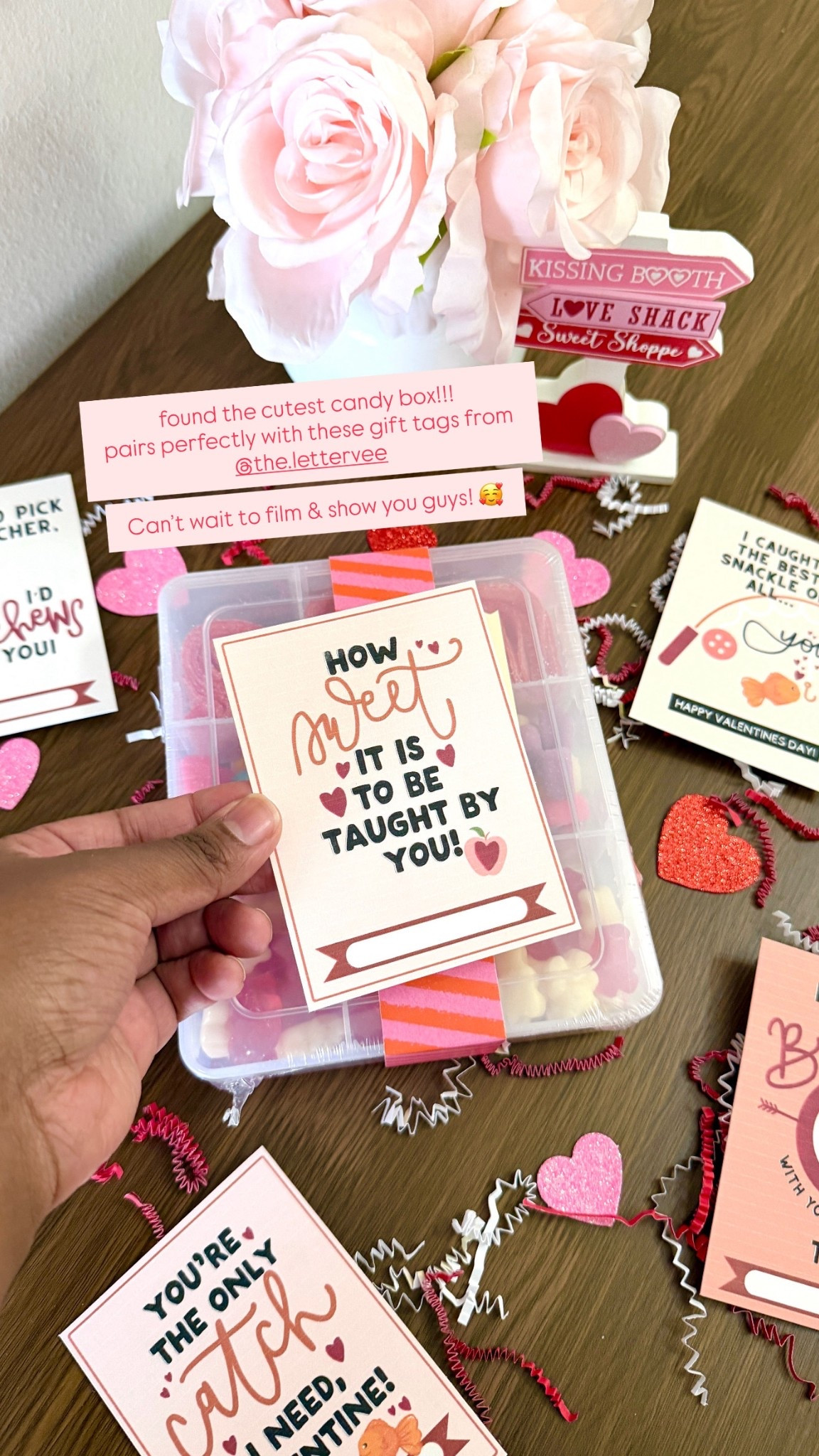 cutest Valentine’s Day gift tags + candy gift shackle box idea 🥰💌 

#LTKValentine #LTKvlog #LTKSeasonal