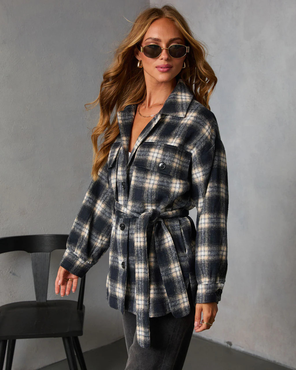 Tawny Grace Plaid Shirt Jacket | VICI