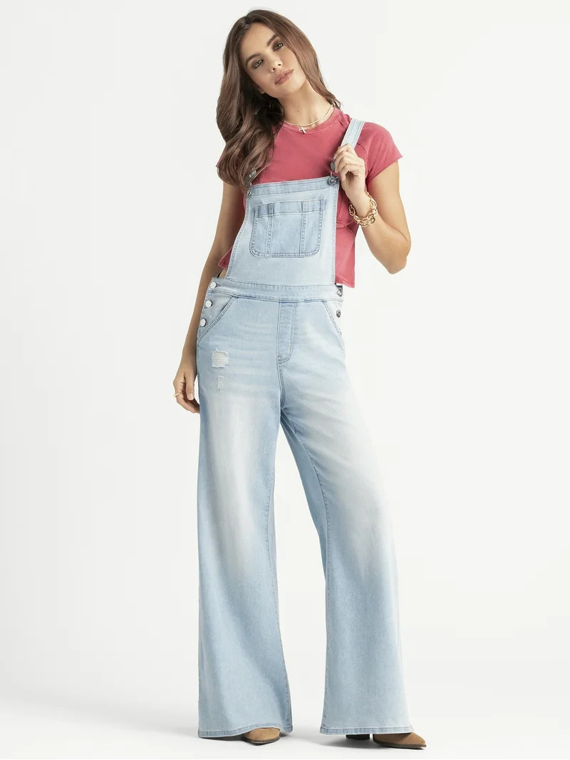 Jessica Simpson Women's Wide Leg Overall, Sizes XS-XL - Walmart.com | Walmart (US)