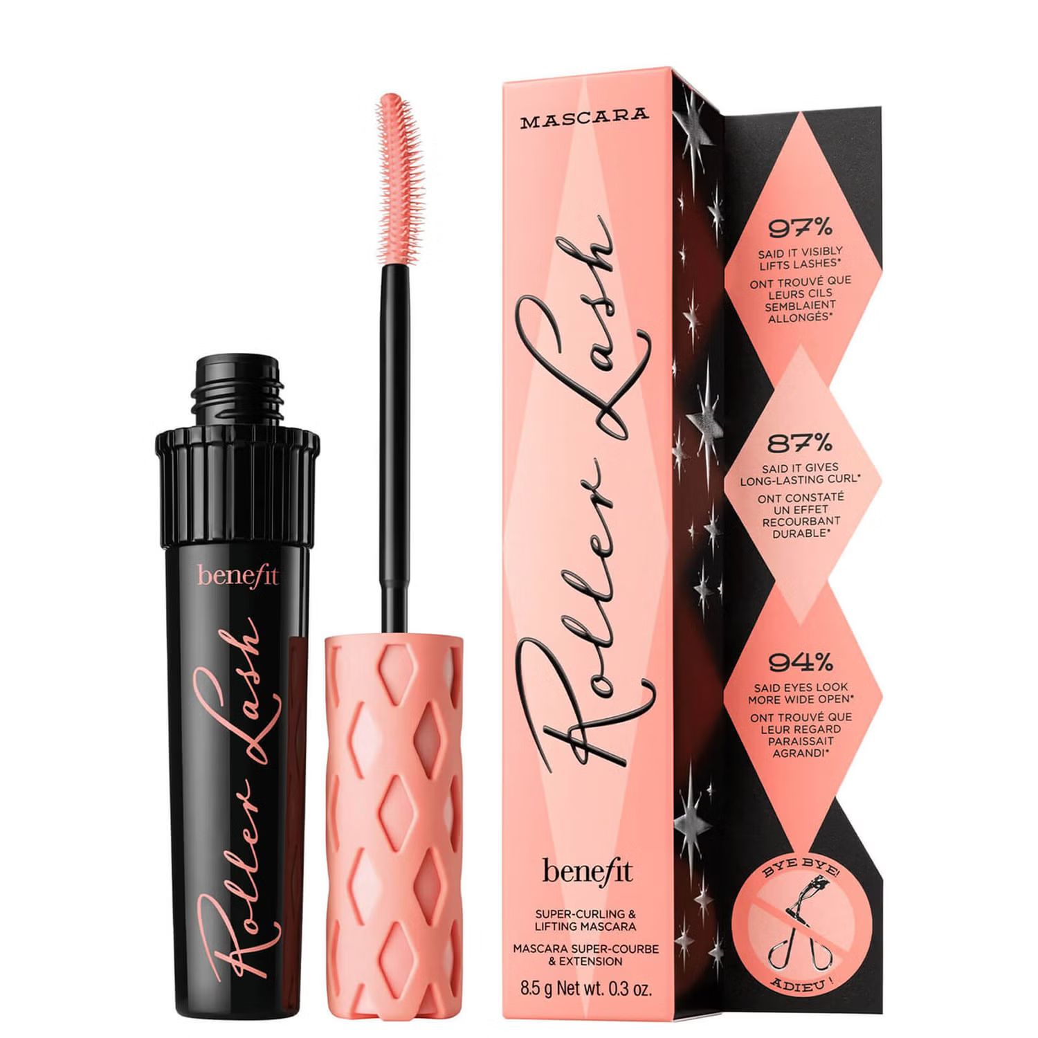 Create maximum curve appeal with the benefit Roller Lash Mascara, a curling and lifting mascara t... | Look Fantastic (ROW)