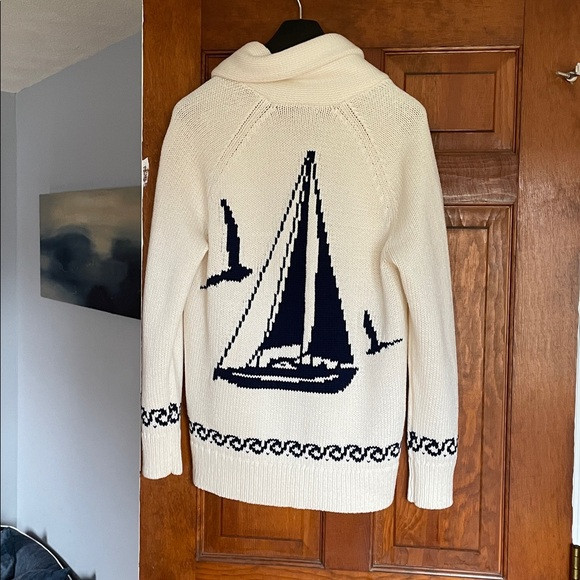 NWT Vineyard Vines intarsia sailboat cardigan | Poshmark