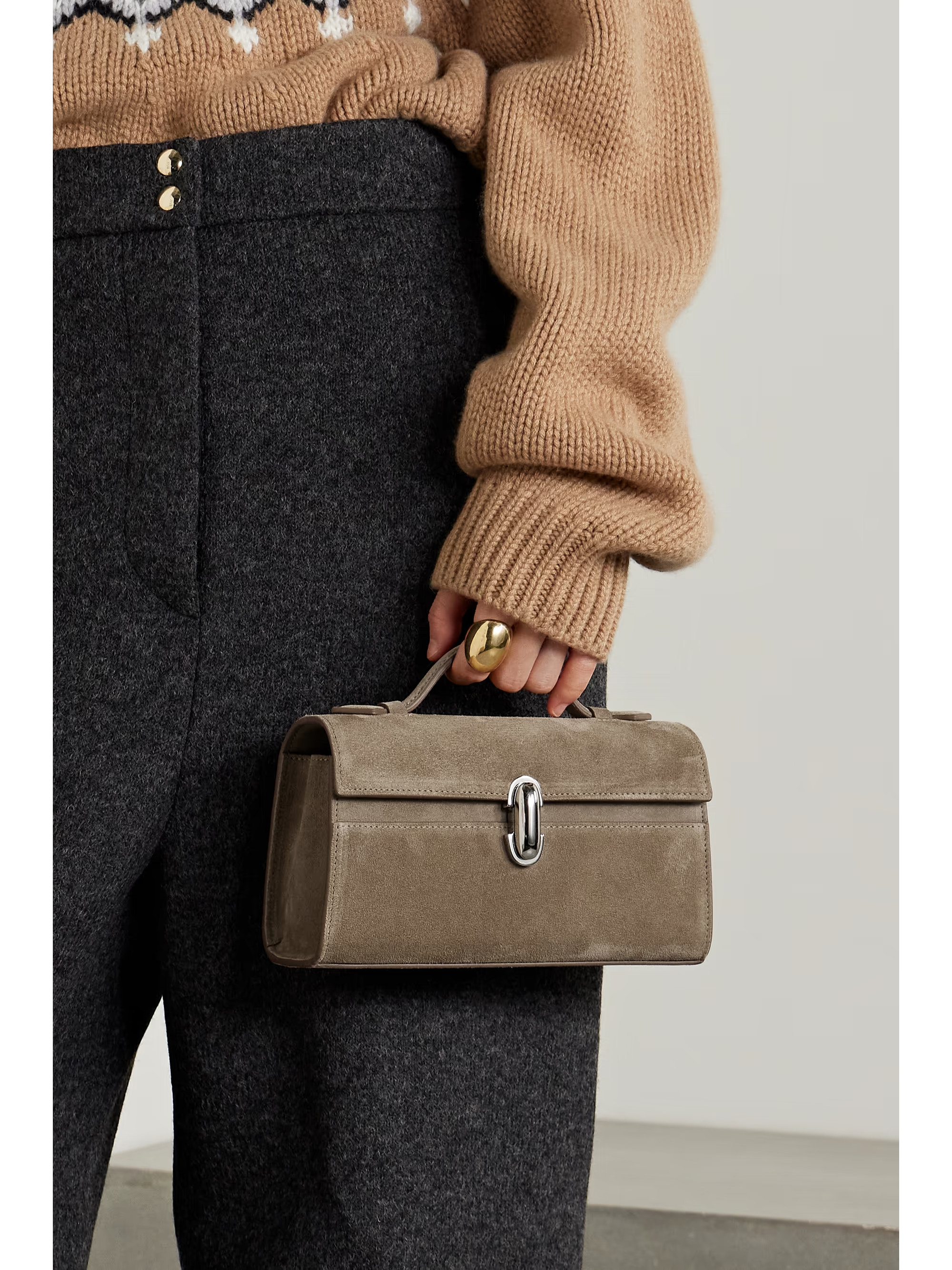 Symmetry Pochette suede tote | NET-A-PORTER (US)