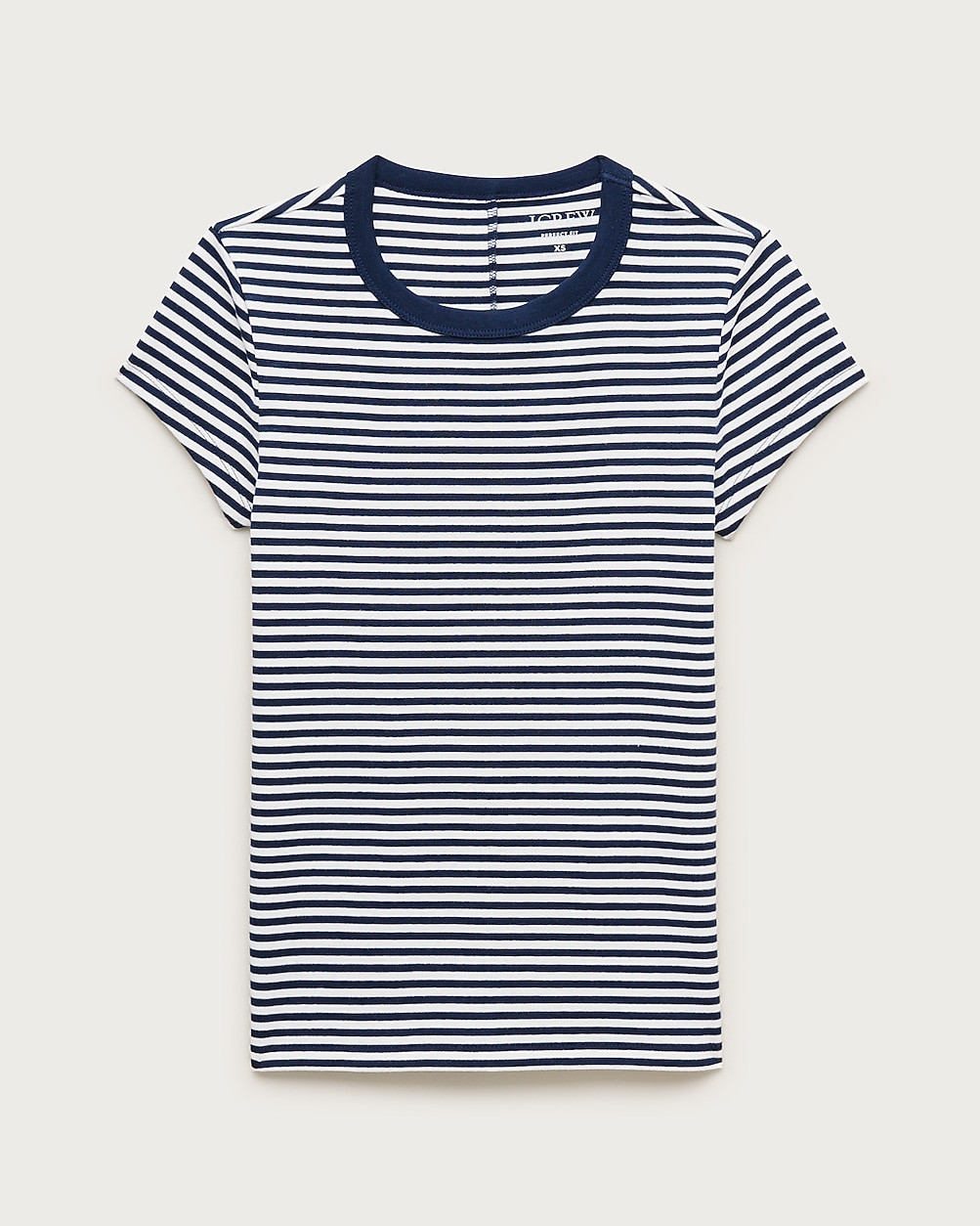 Perfect-fit crewneck T-shirt in stripe | J. Crew US