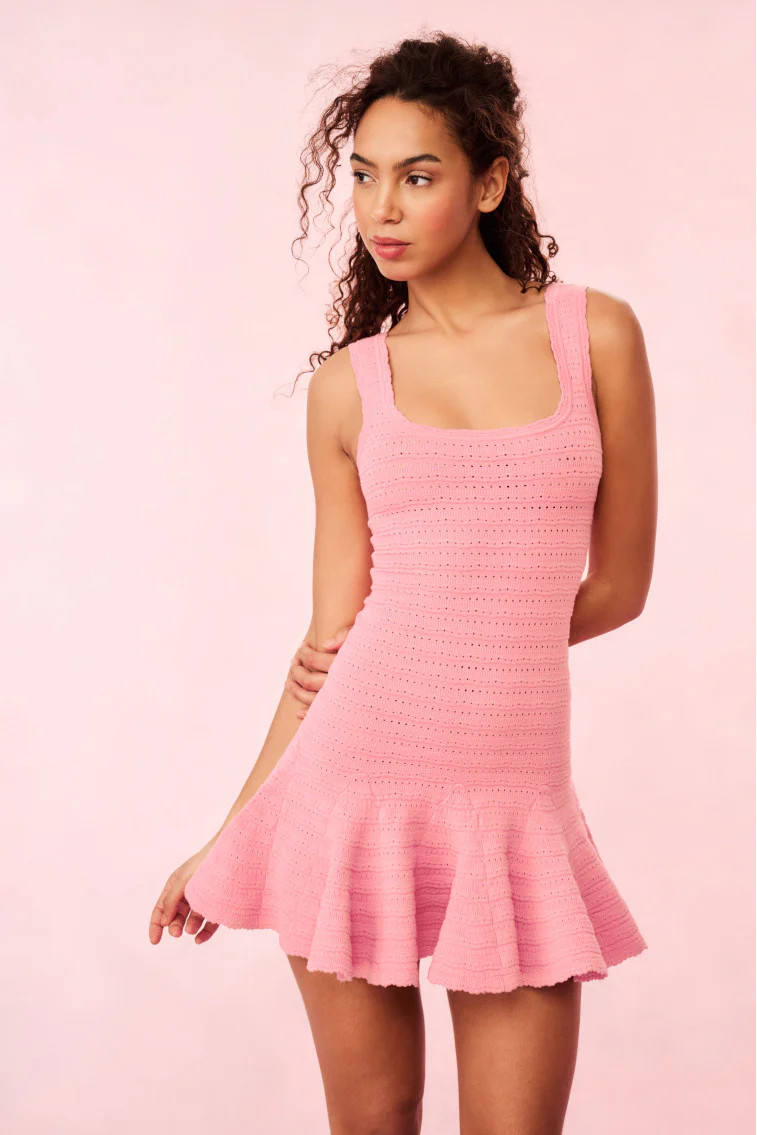 Maryanne Knit Mini Dress | LoveShackFancy