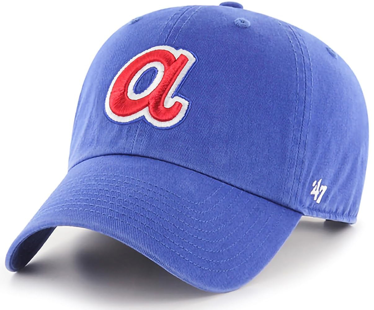 47 Brand MLB Cooperstown Primary Logo Clean Up Adjustable Baseball Cap Hat, Adult One Size Fits A... | Amazon (US)