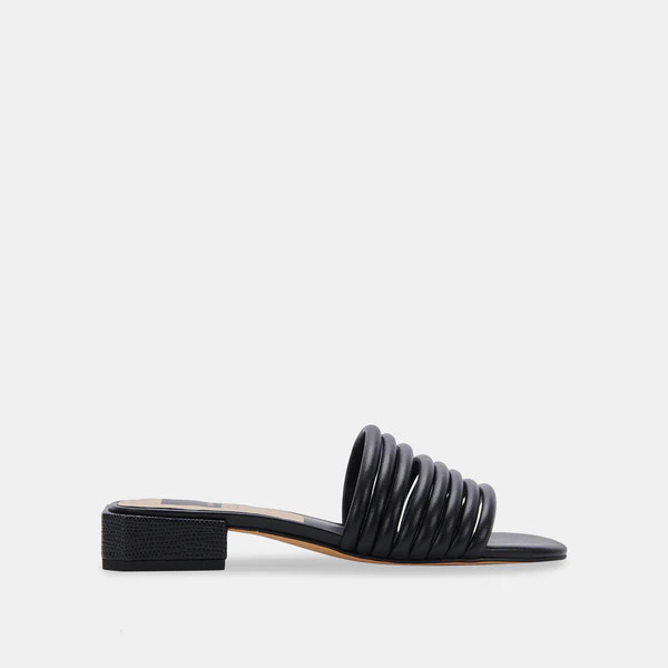HAZIL SANDALS IN BLACK STELLA | DolceVita.com
