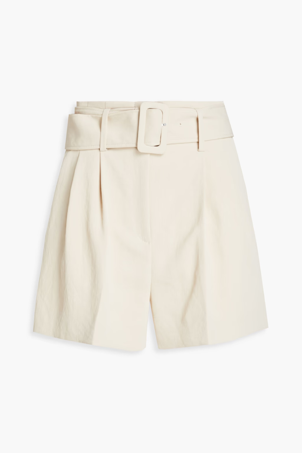 Arthus belted crepe shorts | The Outnet (UK and Europe)